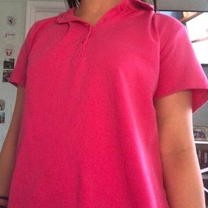 3/$18❣️st.johns bay pink polo shirt